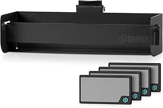 Savior EquipmentWall Rack System Universal Magazine Rack Holder Slat Wall Mount Display Organizer Hanger, Adjustable to Fit Most 9MM .45 Pistol 5.56 .308 Rifle Mags, Heavy-Duty Steel Construction