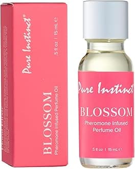 BLOSSOM The Original Pheromone Infused Essential Oil Perfume Cologne - For Her Women - TSA Ready (Dropper Bottle 0.5 Fl. Oz./15mL)