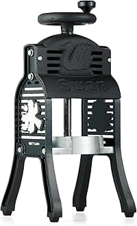 Ikenaga Iron Works Swan Shaving Ice Machine (Manual type) Black Swan【Japan Domestic genuine products】