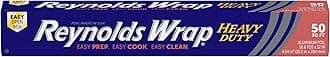 Reynolds Wrap Heavy Duty Aluminum Foil, 50 Square Feet (Packaging May Vary)