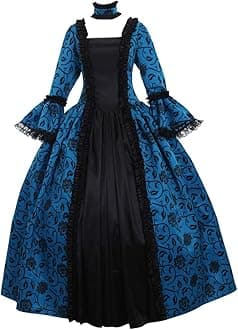 Women's Victorian Rococo Dress Inspration Maiden Costume