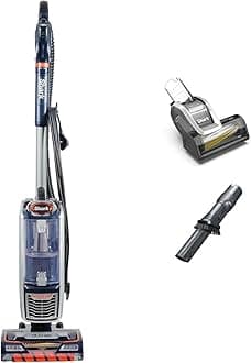 Corded Upright Vacuum Cleaner,0.83L with Anti Hair Wrap Technology & DuoClean, Pet Model, Powered Lift-Away, LED Headlights, Anti-Allergen, 8m Cord, 750W, 2 Attachments, Navy/Orange, NZ801UKT