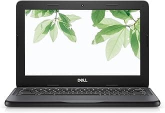 DELL 11'' HD IPS Chromebook, Intel Celeron Processor Up to 2.40GHz, 4GB Ram, 16GB SSD, Super-Fast WiFi, Chrome OS, Dale Black (Renewed)
