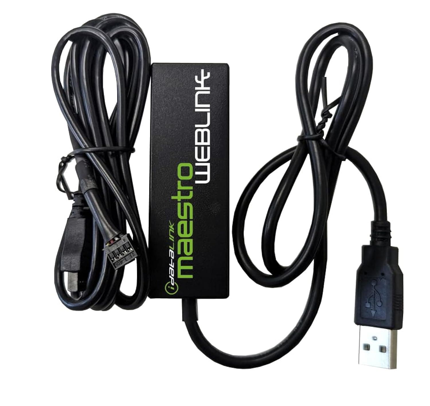 iDatalink Weblink updater hardware and cable is required toconnect your computer USB port to the iDatalink module. This device permits software download and iscompatible with all iDatalink products.