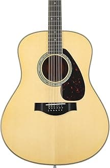 Yamaha L-Series LL16 12-String Acoustic-Electric Guitar with Gig Bag - Natural