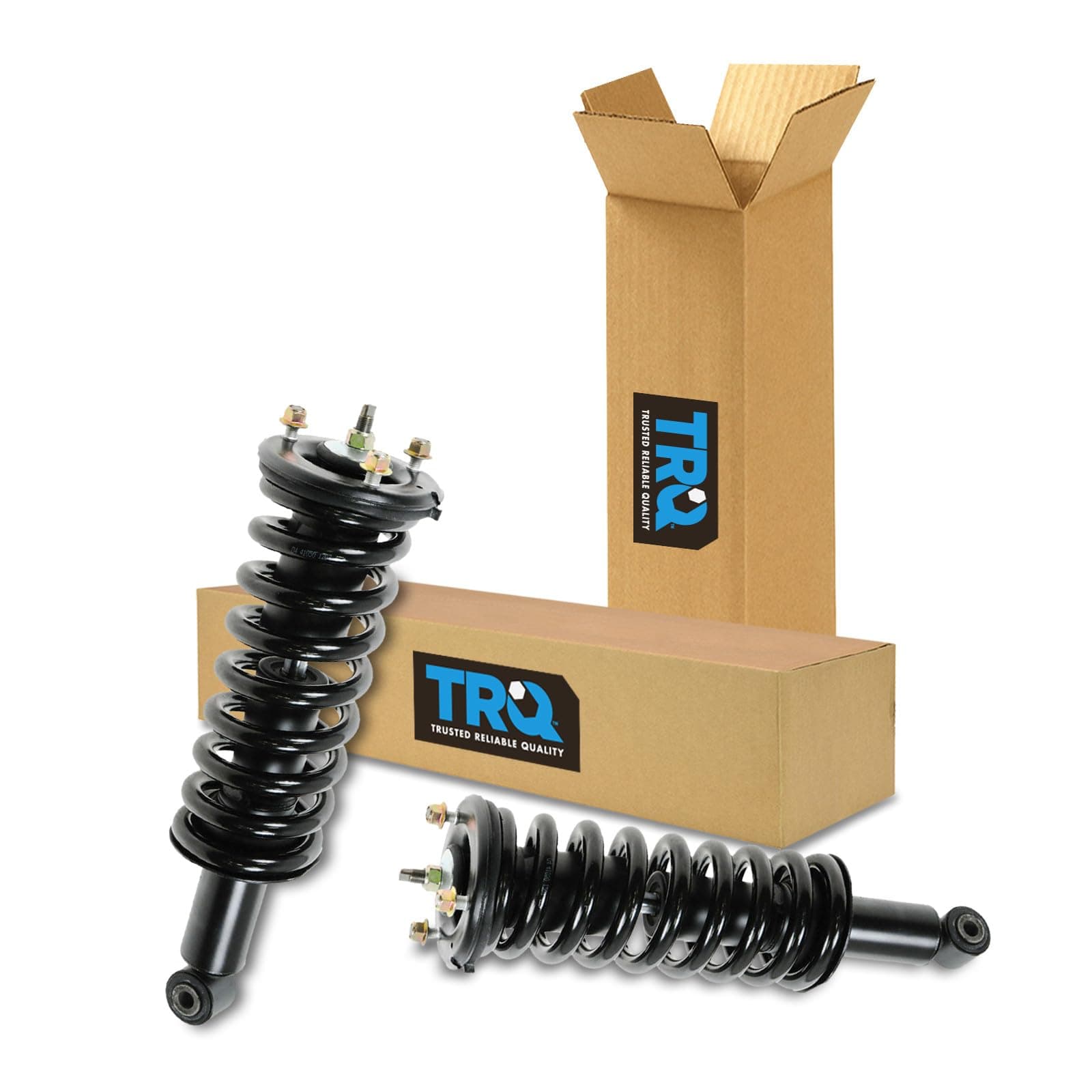 Front Strut and Spring Assembly Set Compatible with 05–12 Nissan Pathfinder 05–15 Xterra 09–12 Suzuki Equator