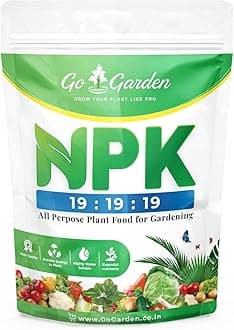 Go Garden Npk 19 19 19 Fertilizer Plant Food For Plants And Gardening Purpose - 450 Grams, Powder