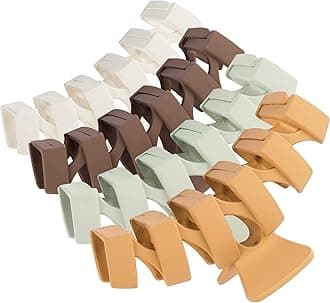 79STYLEHair Clips For Women 24pcs Sectioning Alligator Hair Clips for Styling Professional Hair Salon Hair Clips Clamps Nonslip Grip and Wide Teeth Double Hinged (4Colors)