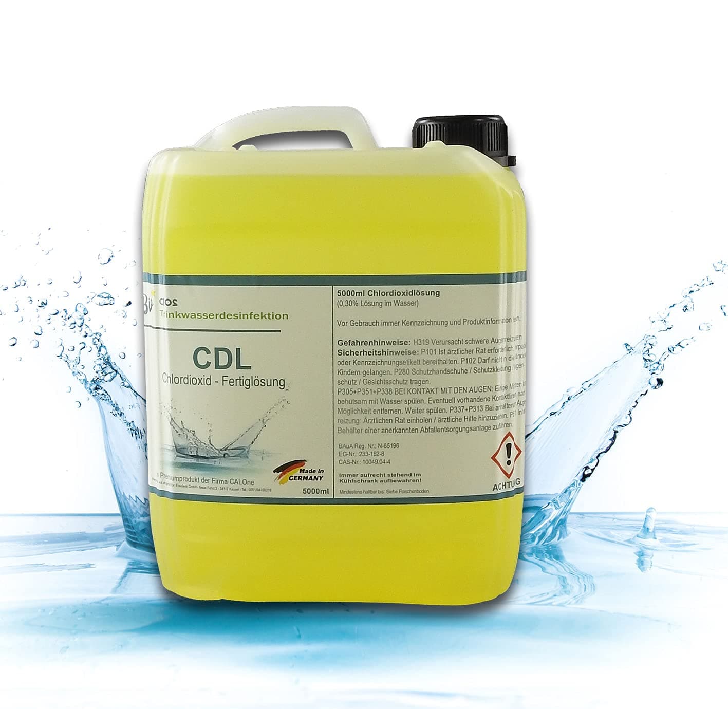 Jelly Joker 5 Litre CIOS CDL/CDs Chlorine Dioxide Prep Solution 0.3%