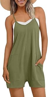 Womens Rompers Jumpsuits Summer Vacation Beach Outfits 2026 Shorts Overalls Jumpers Casual Soft Cruise Cute Clothes