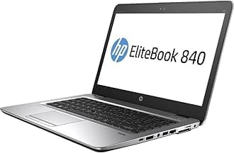 HP Elitebook 840 G3 14" Ultrabook, 8 GB RAM, 256 GB SSD, Intel HD Graphics 520, Silver (T6F46UT#ABA)