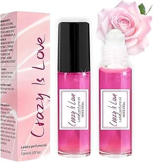 Crazy Is Love Pheromone Perfume Oil,Venom Scent Pheromones Perfumes For Women,Long-Lasting Portable Roll On Fragrance,Releases A Charming Fragrance To Enhance Your Femininity (2Pcs)