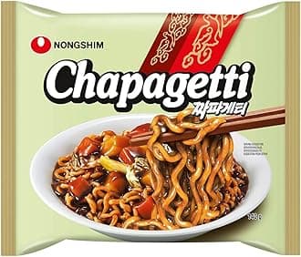 Nongshim Instant Chajangmyun Noodles, 140 g, Pack of 20