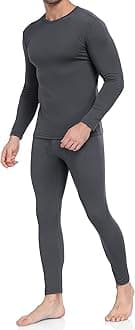 Thermal Underwear for Men Long Johns with Fleece Lined Base Layer Men Cold Weather Top Bottom