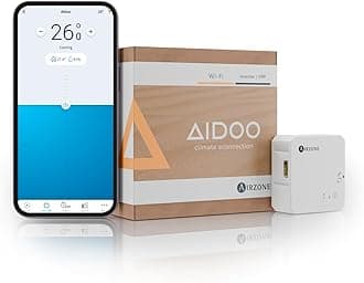 AIRZONE – Aidoo WiFi Control for Air Conditioning – Compatible with Mitsubishi Electric AZAI6WSCMEL – Remote AC Control and App Scheduling – Works with Google Home and Alexa