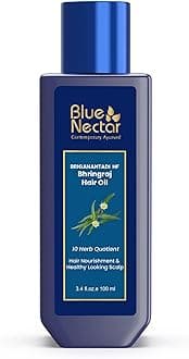 Briganantadi Hair Fall control & Healthy Scalp Oil | Non Sticky Hair Oil for Hair growth | Perfect Hair Fall Oil for Women & Men (9 Herbs, 100 ml)