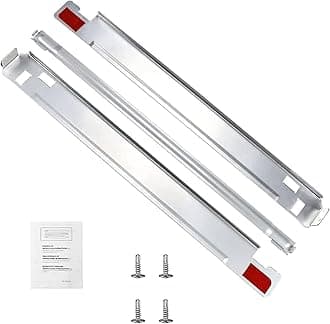 TOMOON KSTK1 ランドリースタッキングキット 27インチ L-G 洗濯機と乾燥機用 - クロム仕上げのソリッドメタル WSTK1 (シルバー) 交換用 - スペースに最適化