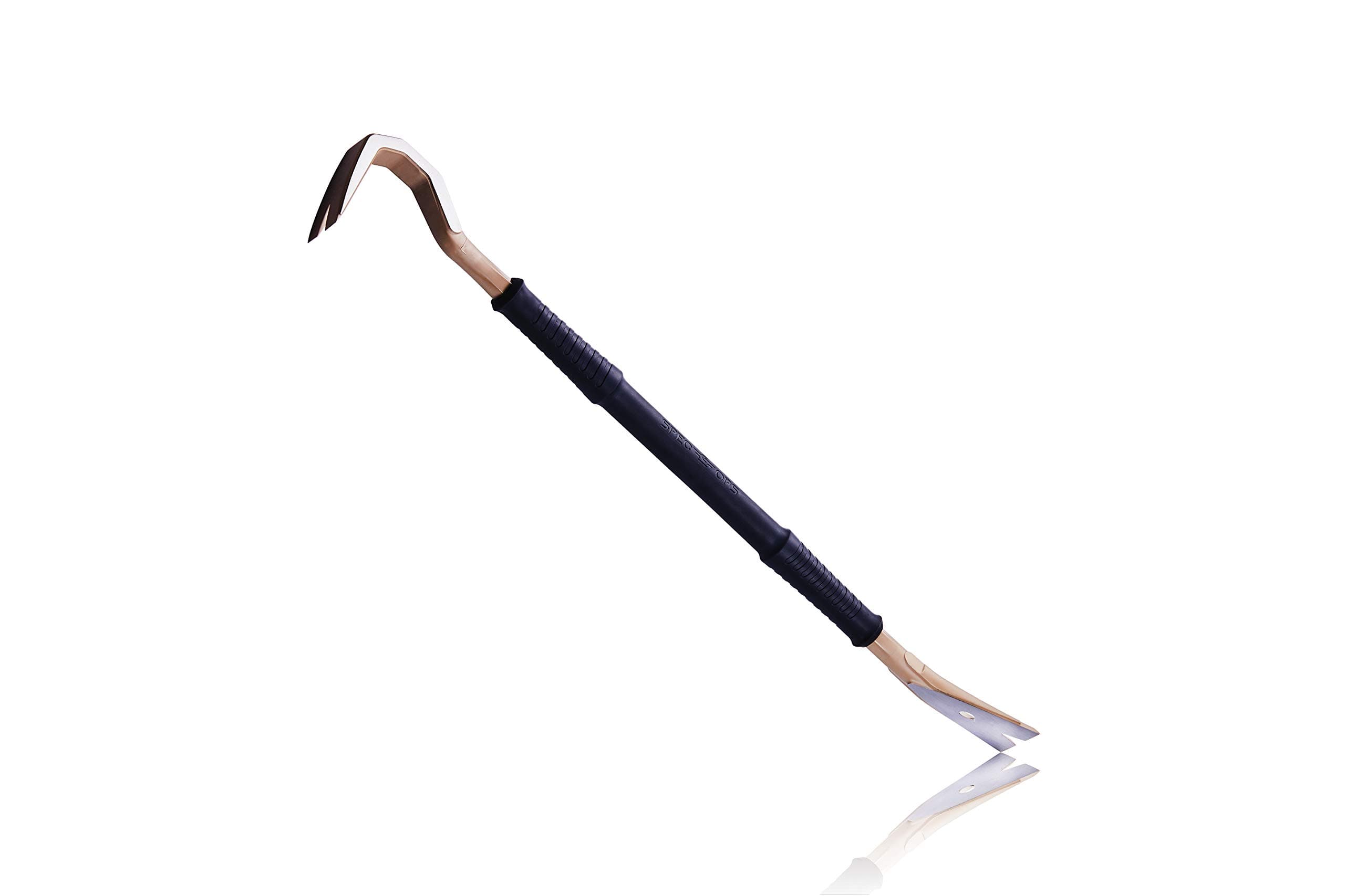 SPEC-D30PRY Tools 30" Wrecking Crowbar, Pry Bar Ends with Teardrop Nail Puller, High-Carbon Steel, 3% Donated to Veterans,Black/Tan