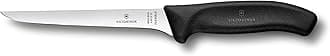Victorinox Swiss Classic, Boning Knife, Extra Sharp Blade, Straight Edge, 15 cm, Plastic Handle, Stainless Steel, Black