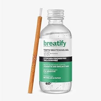Teeth Whitening Gel, Natural Whiteness, Effective, Painless, No Sensitivity, Easy to Use, Removes Stains and Yellowing on The Teeth, 0.67 Fl Oz
