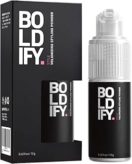 BoldifyHair Volumizing Powder - Fine Hair Volumizer and Texture Powder For Hair Women & Men - 24 Hour Lift & Softness, No Matting - Travel Size Hair Styling Powder for Luscious Fullness