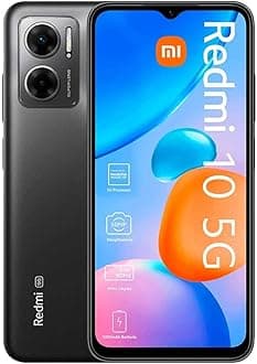 XiaomiRedmi 10 5G + 4G LTE (for Tmobile Mint Tello & Global) (128GB + 4GB) Gsm Unlocked 6.58" 50MP Dual Super Lens Cam (Graphite Gray)