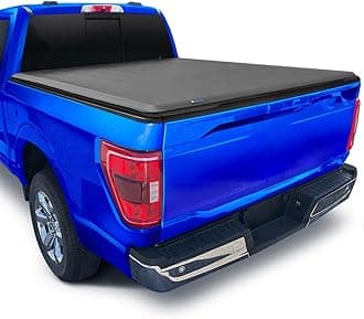Tyger Auto T1 Soft Roll Up Truck Bed Tonneau Cover Compatible with 2009-2014 Ford F-150 | Styleside 6.5' Bed (78") | TG-BC1F9023, Black