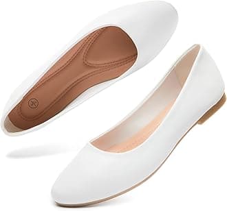 Women's Flats Shoes Ballet Flats Dress Shoes Comfortable PU Leather Slip on Shoes for Women