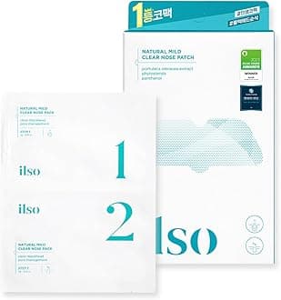 Official ilso Natural Mild Nose Pack 5-Piece Set Pore Care Nose Pack Blackheads Korean Cosmetics