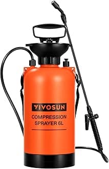 VIVOSUN Pump Pressure Sprayer, Pressurized Lawn & Garden Water Spray Bottle with Adjustable Shoulder Strap, for Spraying Plants, Garden Watering and Household Cleaning