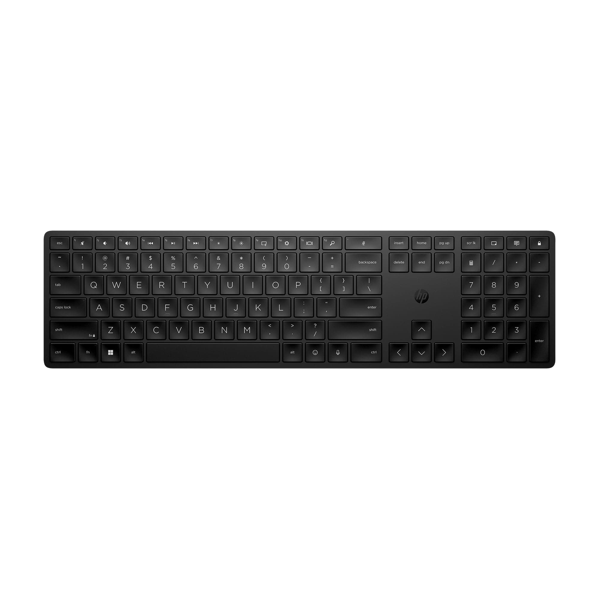 HP 450 Programmable Wireless, Full Size; 3-Zone Layout Keyboard, 2.4 GHz Wireless Connection, Compatible with PCs with Available USB-A Port