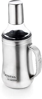 Crystal - COP-005 Stainless Steel Oil Pourer/Dispenser with Handle-1000 ml