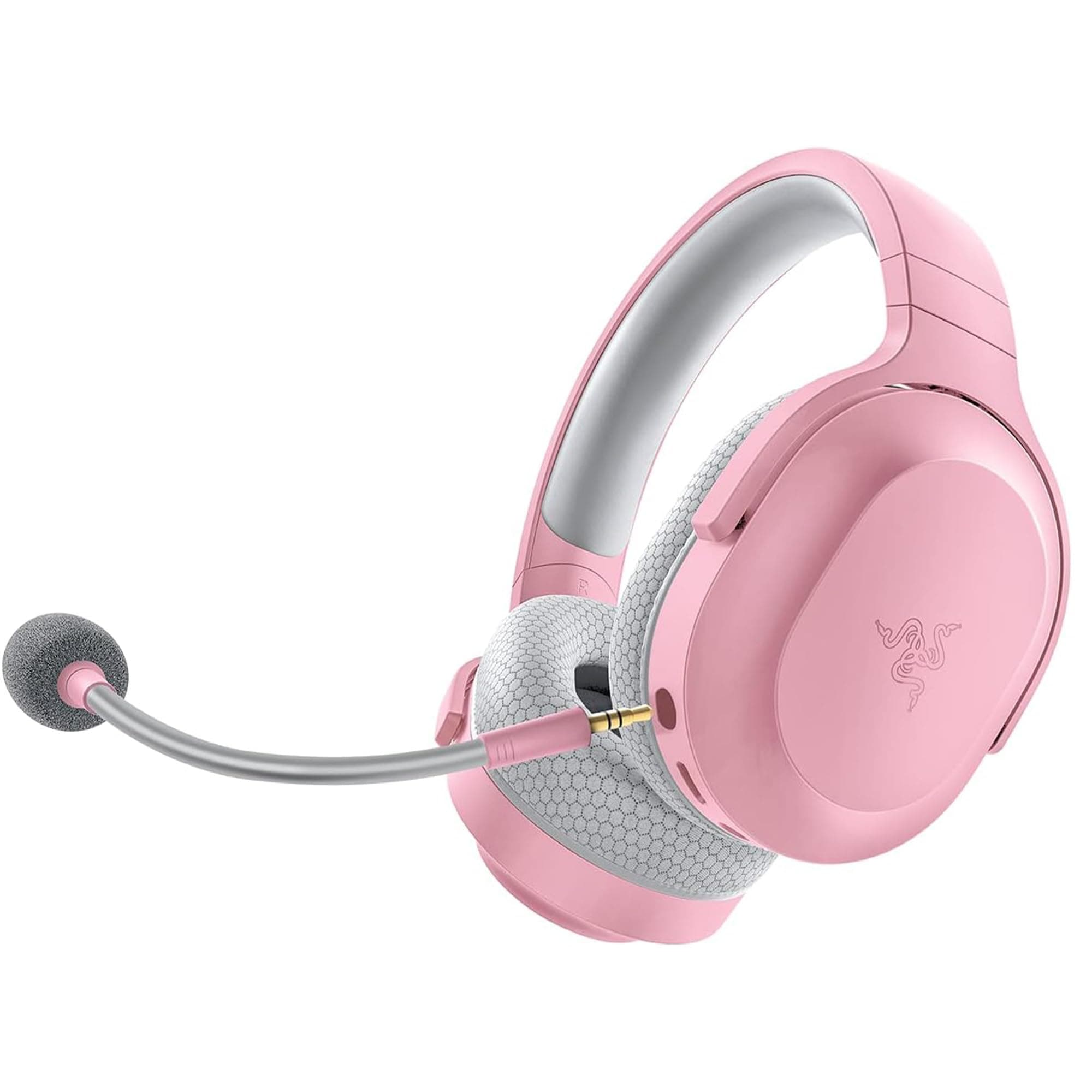 Barracuda X - Wireless Multi-platform Gaming and Mobile Headset (SmartSwitch Dual Wireless, Ergonomic Design, TriForce 40 mm, Cardioid Mic, On-Headset Controls, 50h Battery USB-C) Quartz Pink