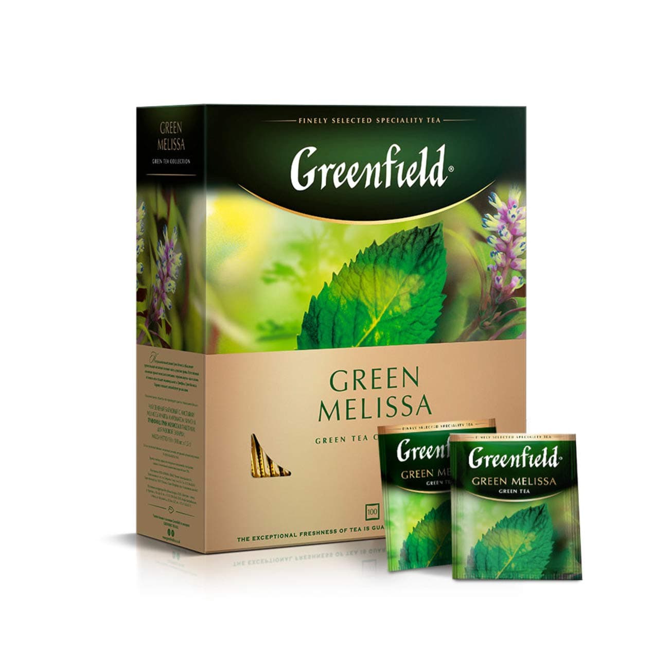 Tea, Green Melissa, 100 Count