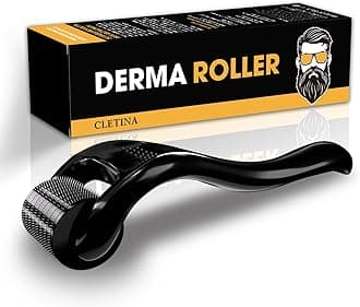 540 Titanium Derma Roller - Microneedle Micro Needle Roller for Men and Women Home Use - Microneedling Roller Dermaroller Skin Care Tool (#0.5#)