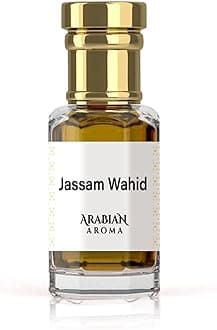 Jassam Wahid Attar | Bergamot & Oud Fragrance with Passion Fruit | Long-Lasting Alcohol-Free | 100% Perfume | Oil-Based Itra Perfume for Men & Women (6ml)