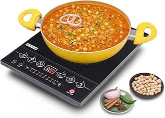 Usha Cookjoy (Cj1600Wpc) 1600 Watt Induction Cooktop (Black), Sealed, 1 Burner