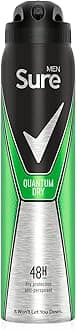 Sure Men Anti-Perspirant Quantum Deodorant, 250 ml, Pack of 6
