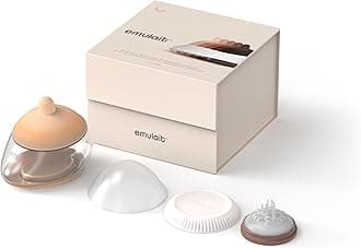 Emulait Anatomy Bottle Breast Shaped Baby Bottle - Light - Shape 1-Responsive Flow Valve