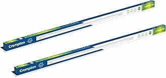 Crompton Laser Ray Smile 24W LED Batten |4 feet Slim Batten for Living Room & Bedroom | Energy Efficient Tubelight for Home | BIS Approved | Cool Day Light (6500K) (Pack of 2)