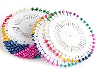 Divyanshi Pearl Head Pins | Ideal for Sewing, Boutique, Tailoring, Fashion Designing, Dressmaking, Patchwork, Wedding, Florist, Decorating Pins, Art and Craft - 480 PCS, Multicolour