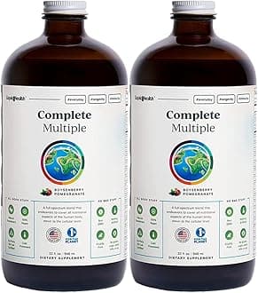 - Complete Multiple Adult Liquid Multivitamin - Essential Vitamins, Minerals & Nutrients, Immune Support, Gut Health, Energy, Detox - Made in USA, Vegan, Non-GMO, Sugar-Free (2 Pack)