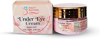 Beauty Bestowe || Under Eye Cream for Dark Circles Removal Women/Men Gel based, Organic, Natural, Rich, Anti-Puffy, Wrinkle Care & Glow (Model 09)