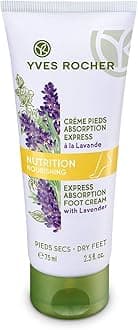 Yves Rocher Nourishing Express Absorption Foot Cream with Lavender – 2.5 Oz – 1 Ct