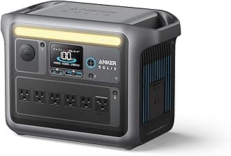 SOLIX C1000 Portable Power Station, 1800W (Peak 2400W) Solar Generator, Full Charge in 58 Min, 1056wh LiFePO4 Battery for Home Backup, Power Outages, and Outdoor Camping (Optional Solar Panel)