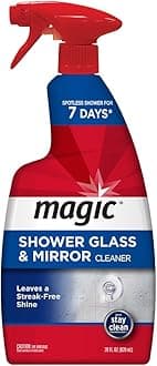 Magic Shower Glass & Mirror Cleaner, 28 Fluid Ounce (Packaging May Vary)