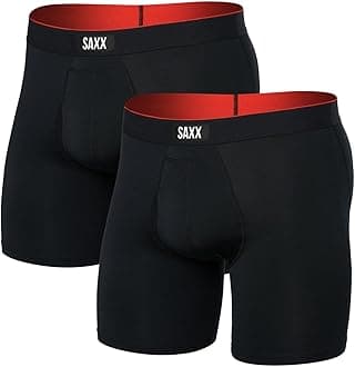 Men's Multi-Sport Mesh Boxer Brief Fly 2 Pack