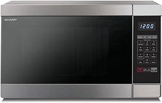 SHARP, R956SLM, 1000 W, 42 litres, Combination Microwave, Black Glass, Stainless Steel Interior, 14 programs