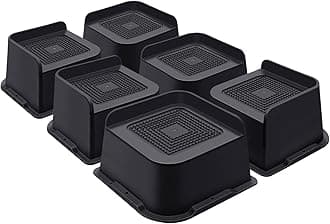 Bed Risers 3 Inch Heavy Duty, Furniture Risers for Bed Desk Table Sofa Couch,Oversized Bed Lifts Risers,Support up to 5000 Lbs(6 Pack Black)