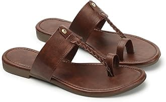 Naitik Women's Kolhapuri Chappal, Casual Flat Sandals, Ladies Slipper Ethnic Footwear for Party & Occasions